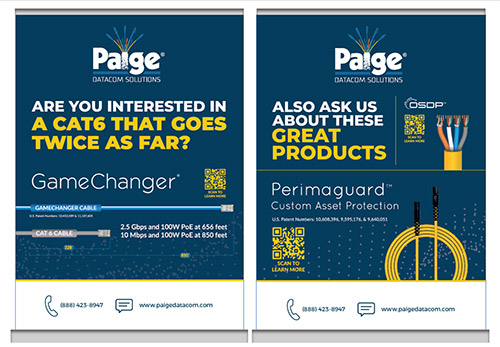 Tabletop (Small) Banners (2): GameChanger, OSDP, Custom AP