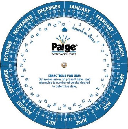 Calendar Date Wheels