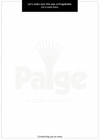 Paige Corporate Notepad