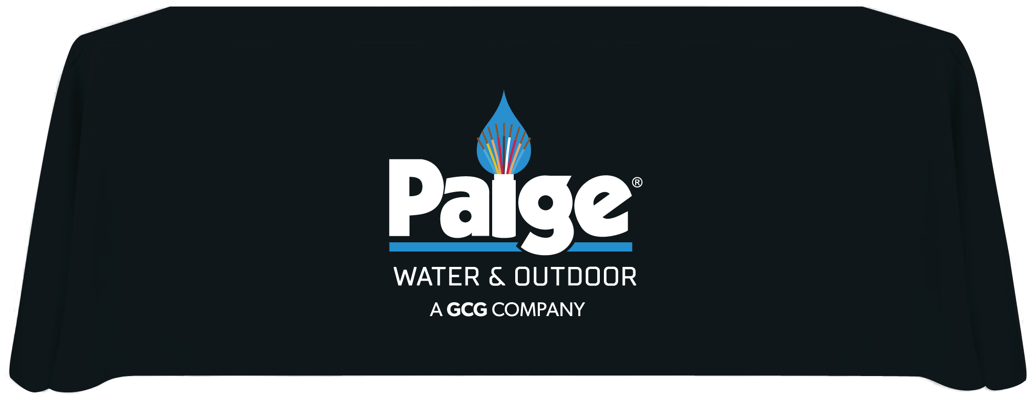 Paige Water & Outdoor Branded Tablecloth: 6ft