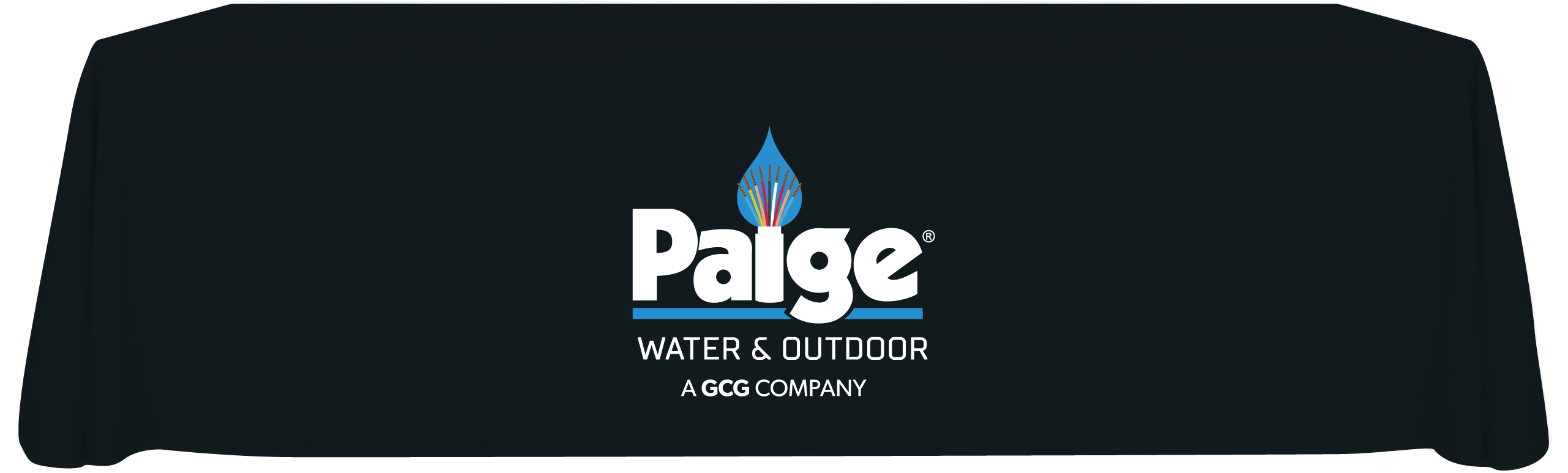 Paige Water & Outdoor Branded Tablecloth: 8ft