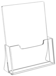 Acrylic Literature Holder (Fits Sales Sheets & Flyers)