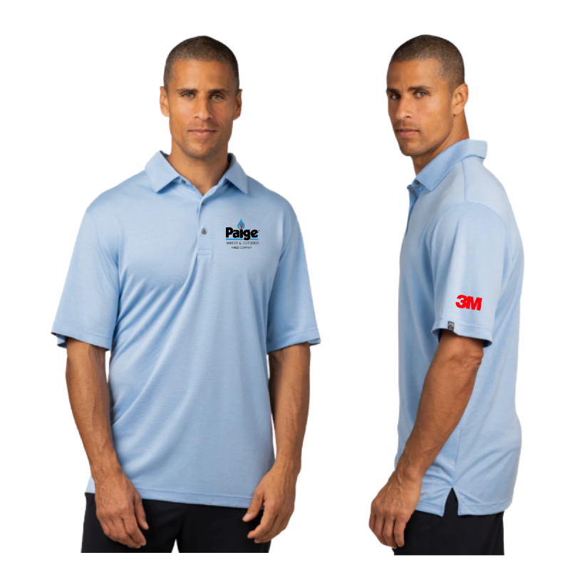 3M Light Blue Polo: Size Large